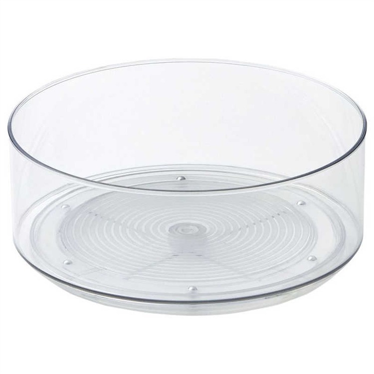 【預購】日本 COGIT 透明冰箱旋轉置物盤 (淺型/深型)-規格圖11