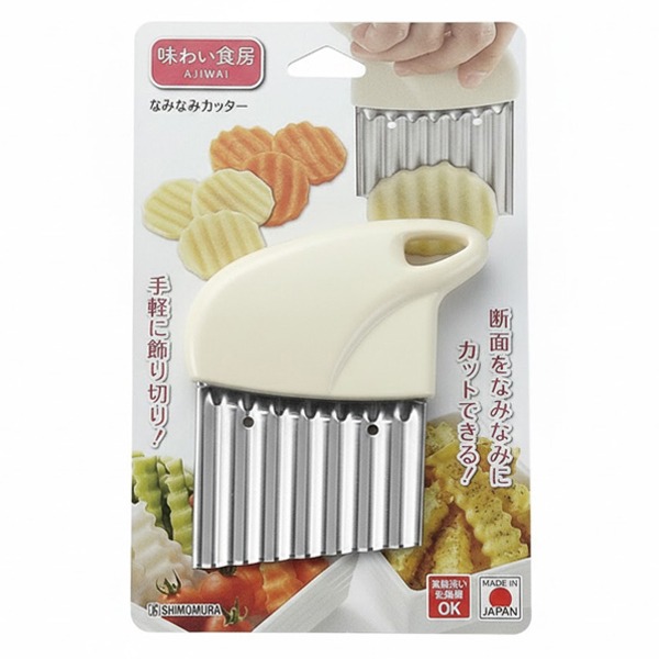 【預購】日本製 下村工業 不鏽鋼波浪切割器-規格圖1