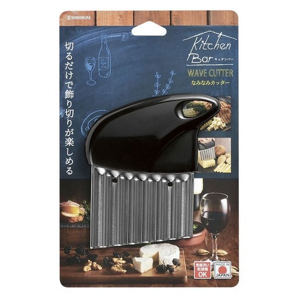 【預購】日本製 下村工業 不鏽鋼波浪切割器-規格圖2