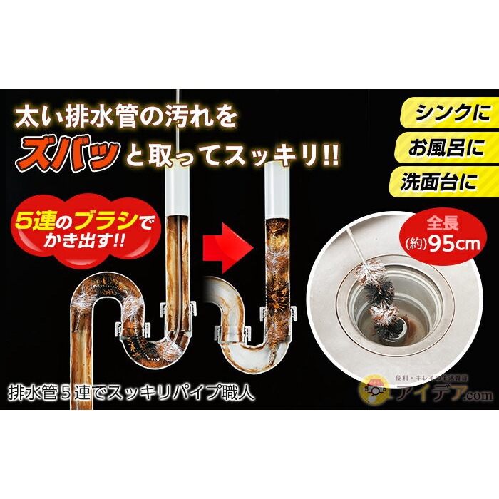【預購】日本 COGIT 排水管毛髮清潔棒-細節圖4