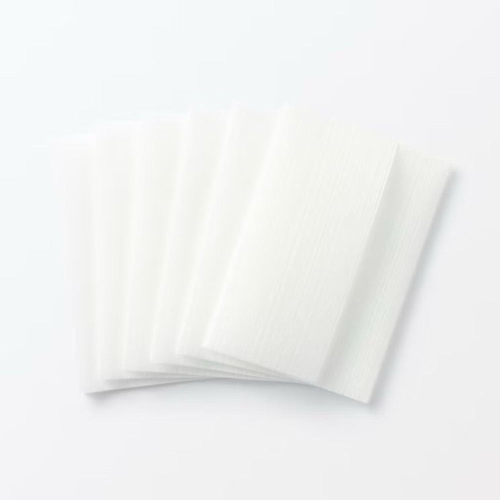 【預購】日本製 MUJI 無印良品攜帶用拭鏡布14枚入-細節圖2