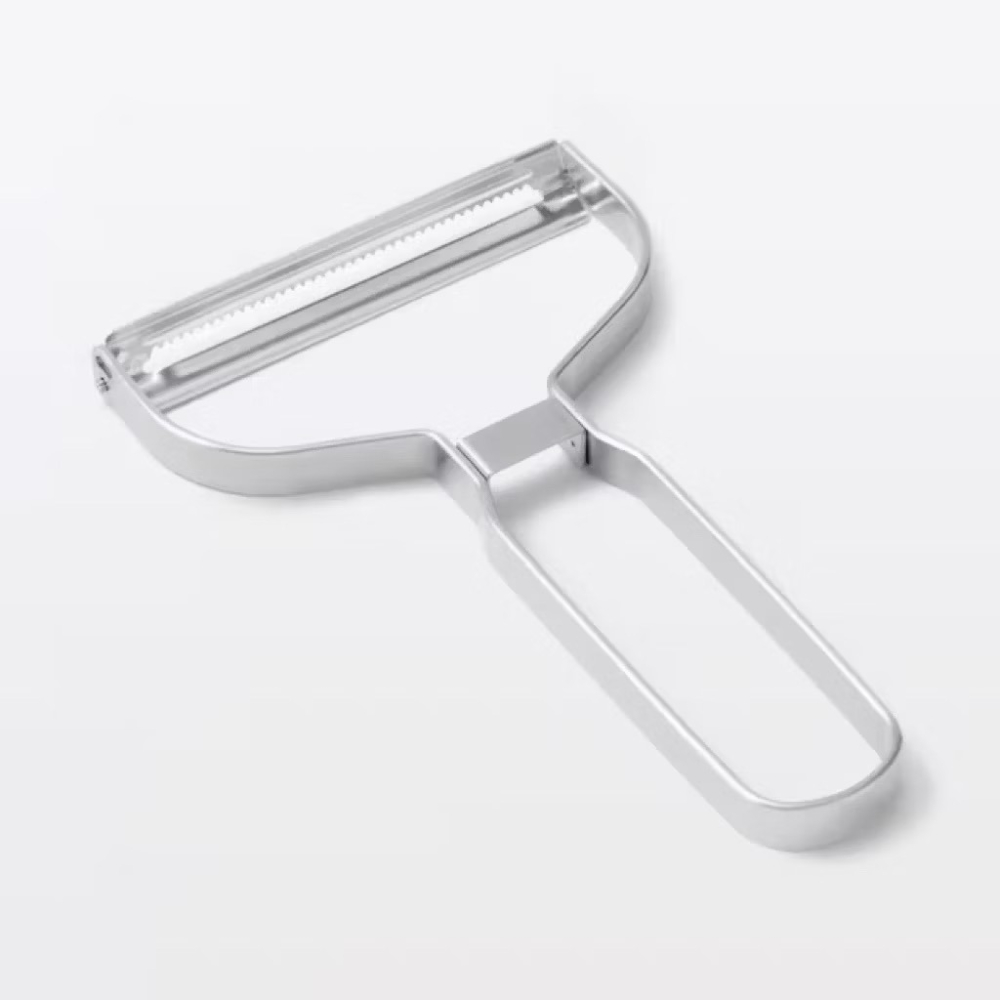 【預購】日本 MUJI 無印良品 不銹鋼刨刀 削皮器 切絲削皮器 高麗菜專用削皮器-細節圖10
