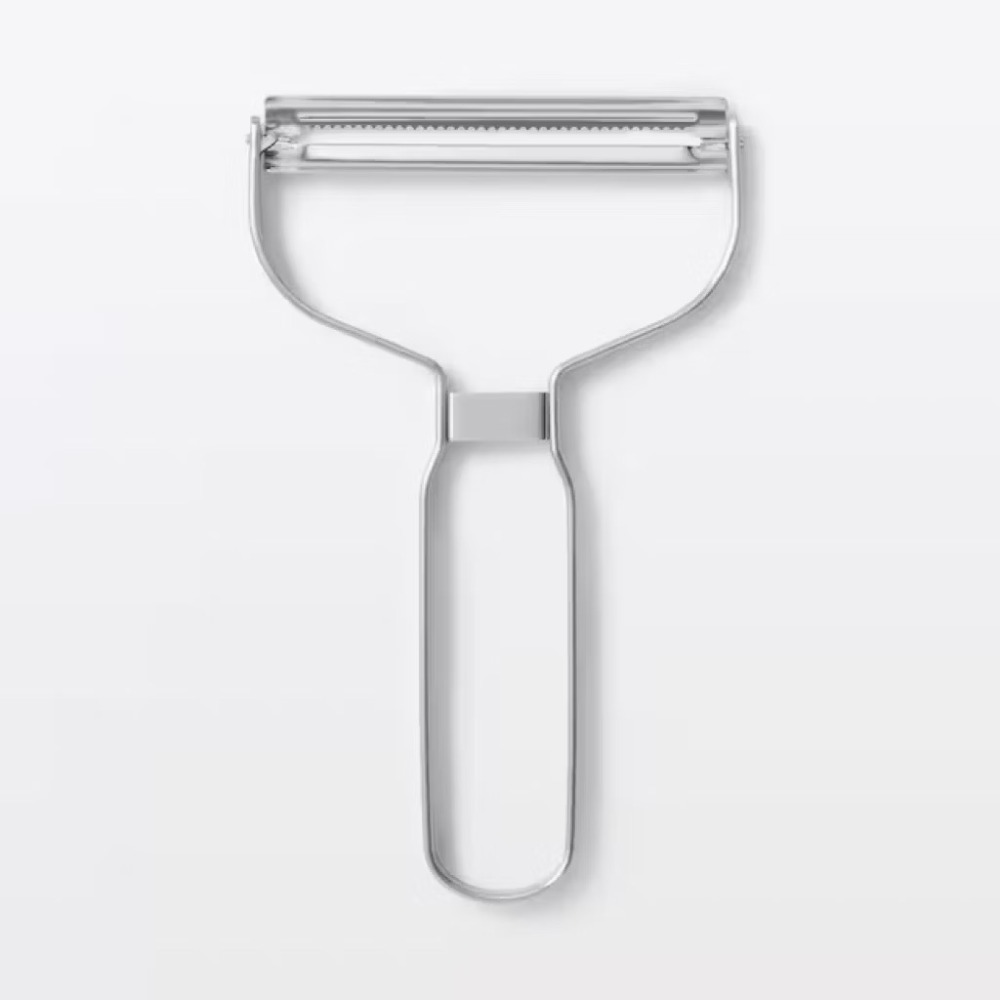 【預購】日本 MUJI 無印良品 不銹鋼刨刀 削皮器 切絲削皮器 高麗菜專用削皮器-規格圖11