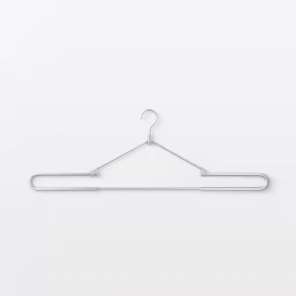 【預購】日本 MUJI 無印良品 鋁製伸縮衣架-細節圖2