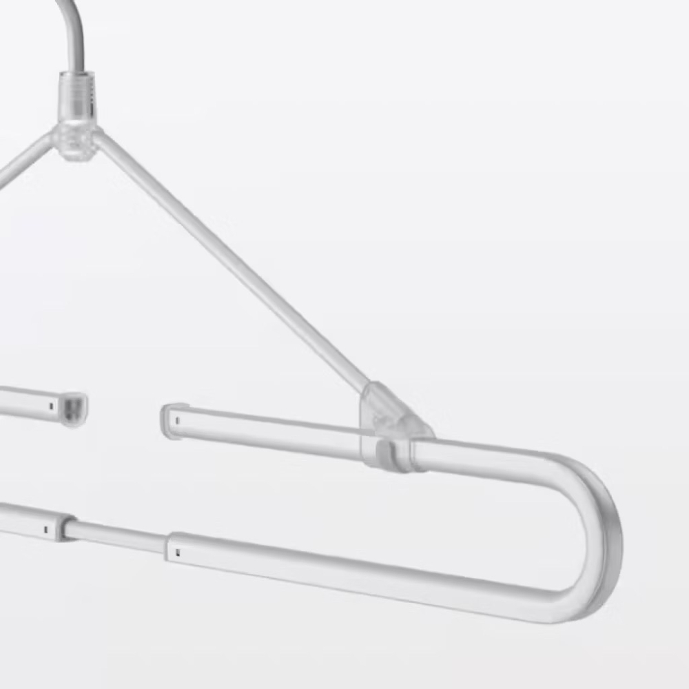 【預購】日本 MUJI 無印良品 鋁製伸縮衣架-細節圖7