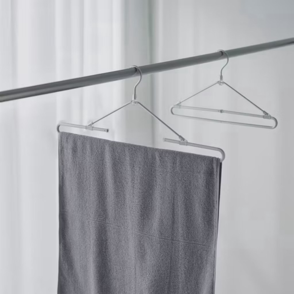 【預購】日本 MUJI 無印良品 鋁製伸縮衣架-細節圖9