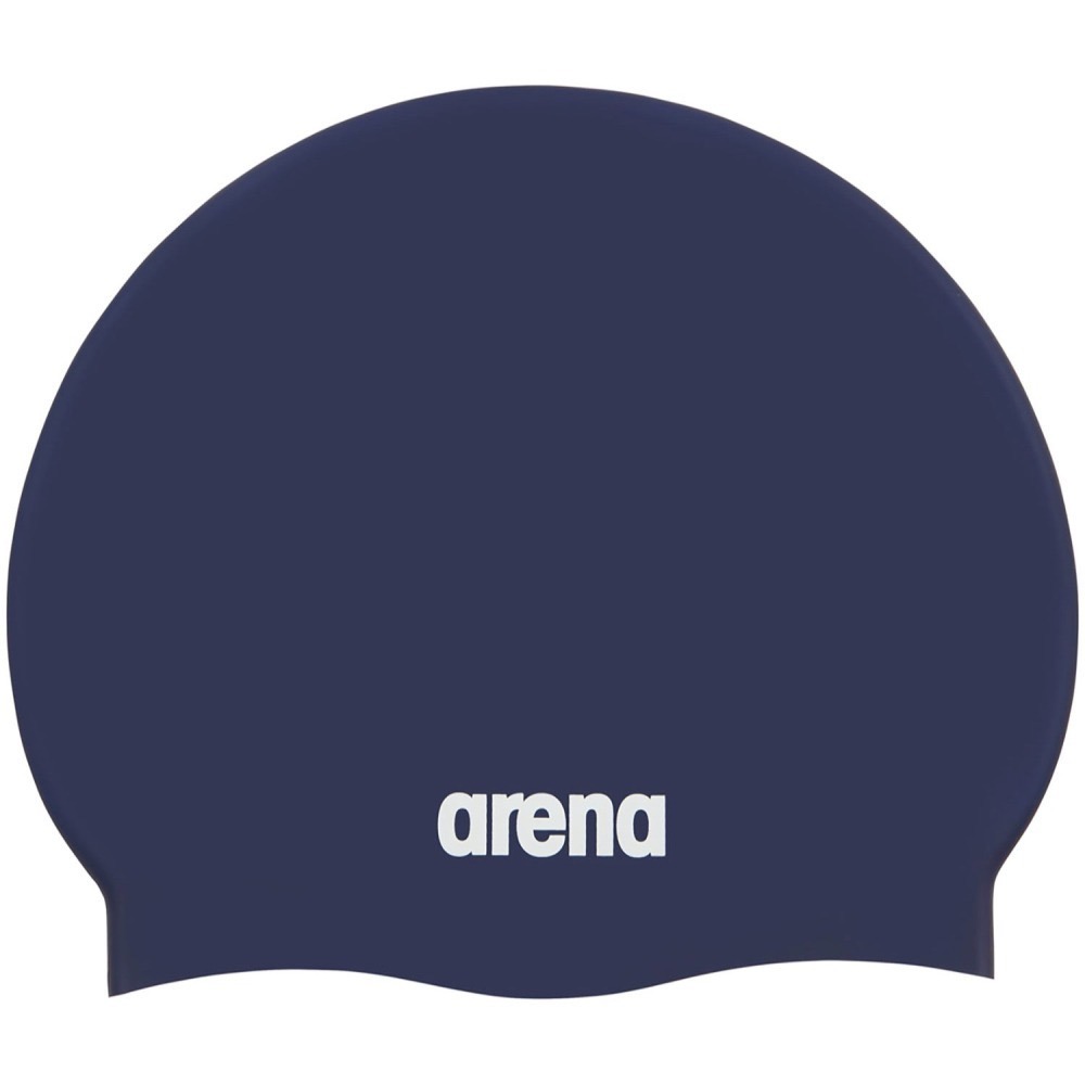 現貨・快速出貨【ARENA】 🇯🇵日本原裝進口 矽膠泳帽 素面簡約款 防水帽 矽帽 單色款 經典logo設計-細節圖3