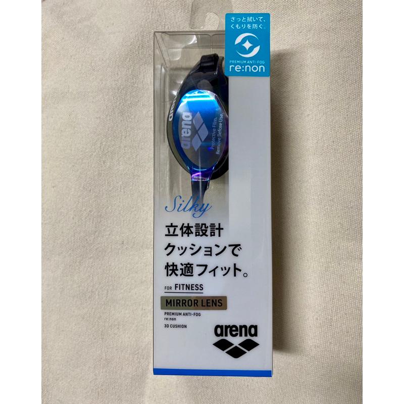 🚚【Arena】日本製🇯🇵商品實拍 成人電鍍高防霧立體蛙鏡 re:non 鏡片處理泳鏡 AGL-3300M-細節圖7