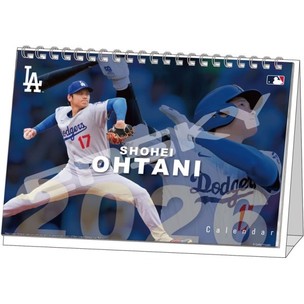 現貨免等 26年最新⭐大谷翔平2026桌曆 年曆  MLB 道奇 交換禮物 官方年曆 洛杉磯道奇-細節圖4