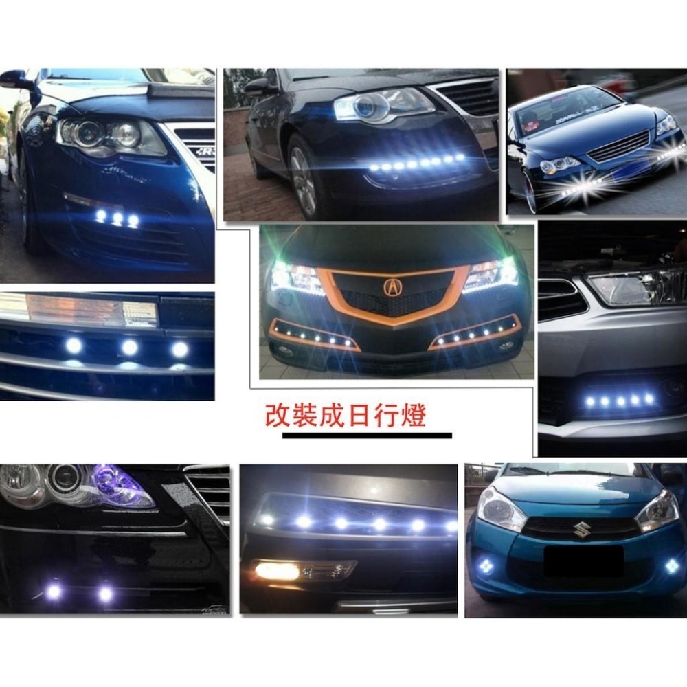 led 牛眼魚眼燈 12V 防水高亮 鷹眼 LED燈 日行燈 霧燈 18mm 23mm 煞車方向燈 倒車燈 照明照地燈-細節圖8