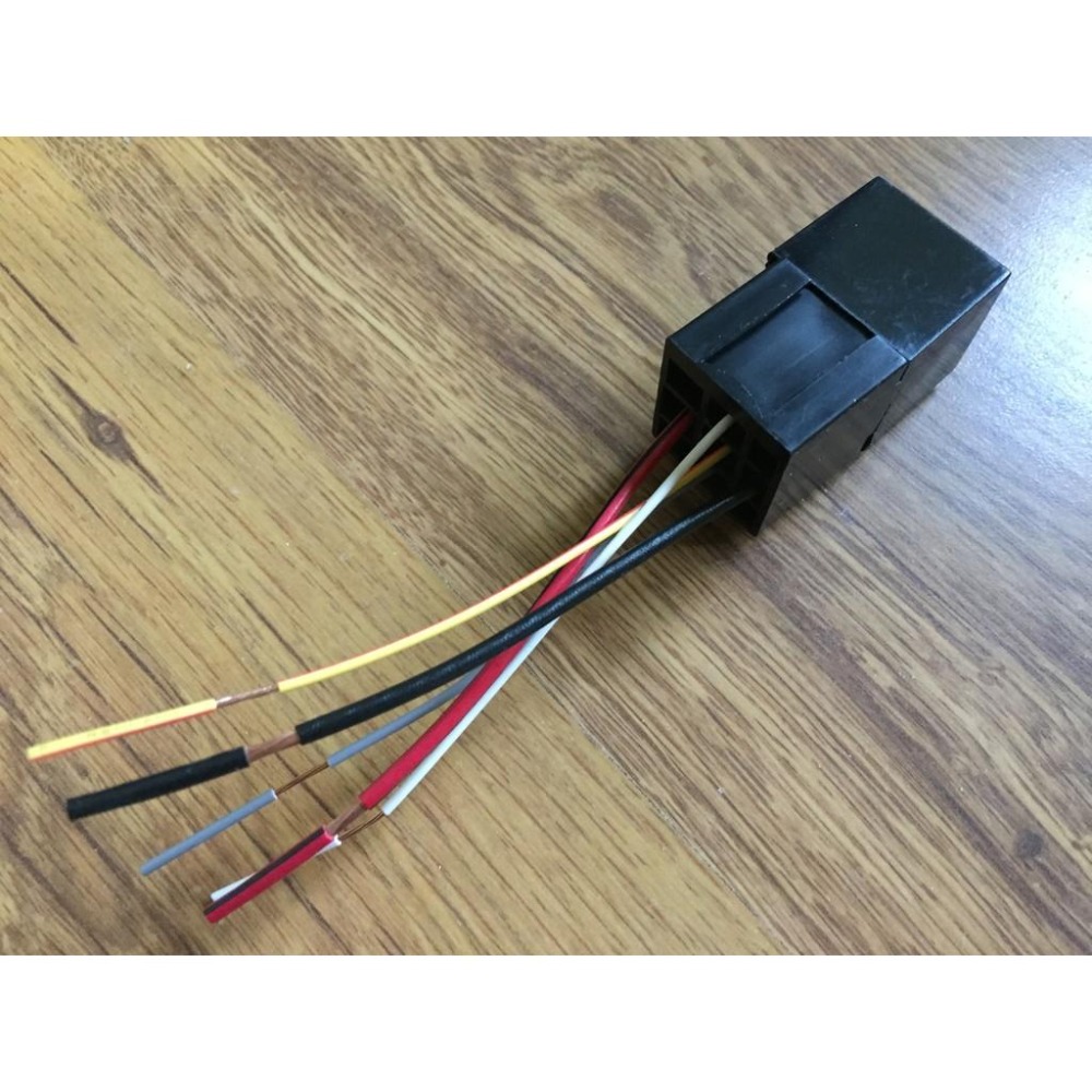車用 大功率 Relay 12V 24V 40A 80A 4腳 5腳 繼電器 防水 耐高溫 付插座線 日行燈 霧燈-細節圖6