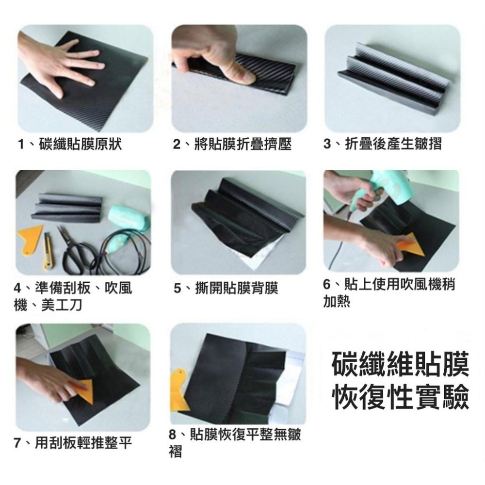 附刮板美工刀_小尺寸 3D卡夢 碳纖紋路 包膜 防水不易退色 貼膜 車膜 改色膜 內飾手機筆電 保護 亮面消光髮絲螢光-細節圖9
