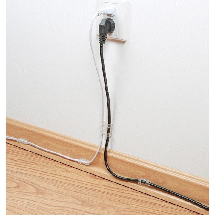 2卡40入 整線扣 線材理線器 附3M雙面膠 配線器 理線夾 線路固定 整理座 固線器 固定器 固線夾集線器 電線收納器-細節圖9