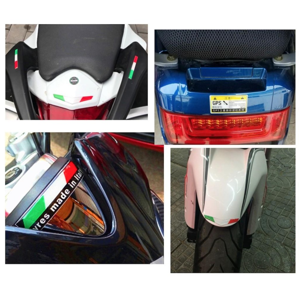 義大利 德國 國旗 GPS 立體反光水晶滴膠 軟膠 貼紙 反光貼 裝飾警示貼 防水  gogoro yamaha 車貼-細節圖6