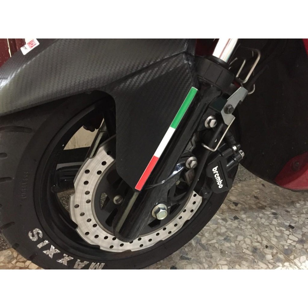 義大利 德國 國旗 GPS 立體反光水晶滴膠 軟膠 貼紙 反光貼 裝飾警示貼 防水  gogoro yamaha 車貼-細節圖8