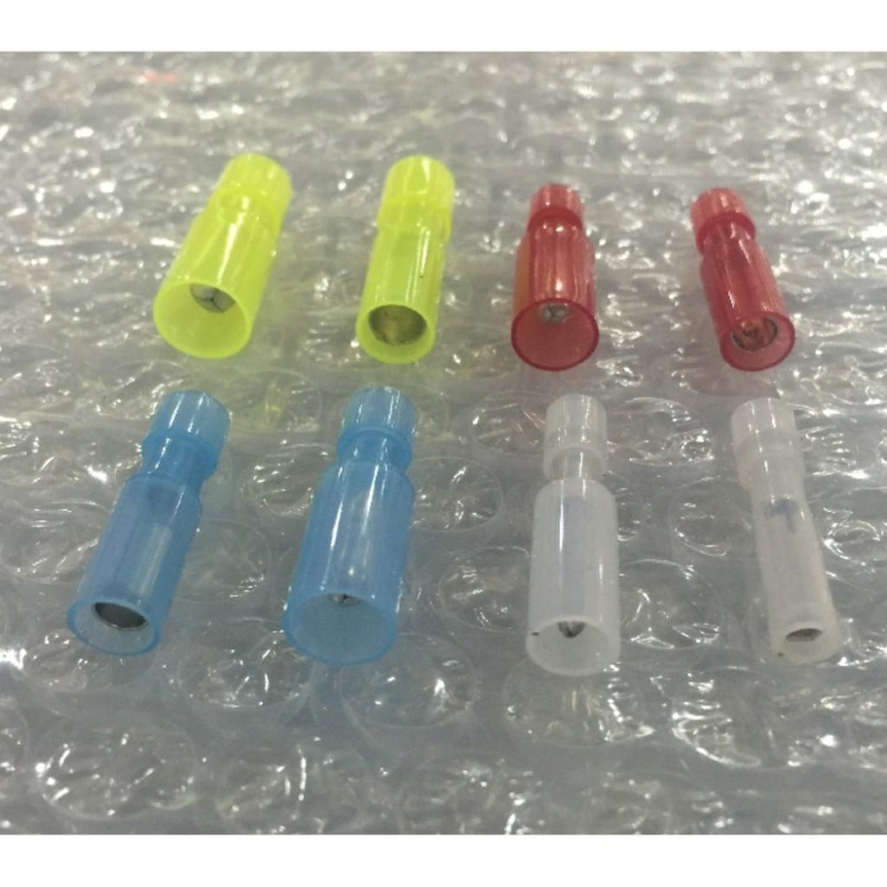 圓形尼龍公母對插端子 全絕緣 子彈頭可插拔接頭 汽車線路冷壓接線端子 圓形接頭 綜合盒裝 套裝 接線端子-細節圖6