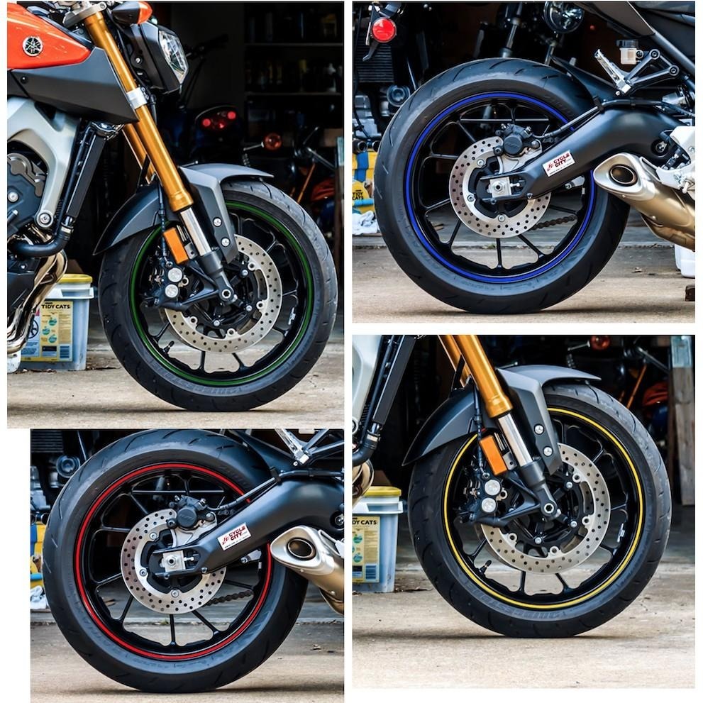 防水 貼紙 輪框貼 滿圈款 輪圈貼 反光貼 10-12-16-18吋 0.8cm寬 重機貼 機車貼 警示安全貼 裝飾貼-細節圖6