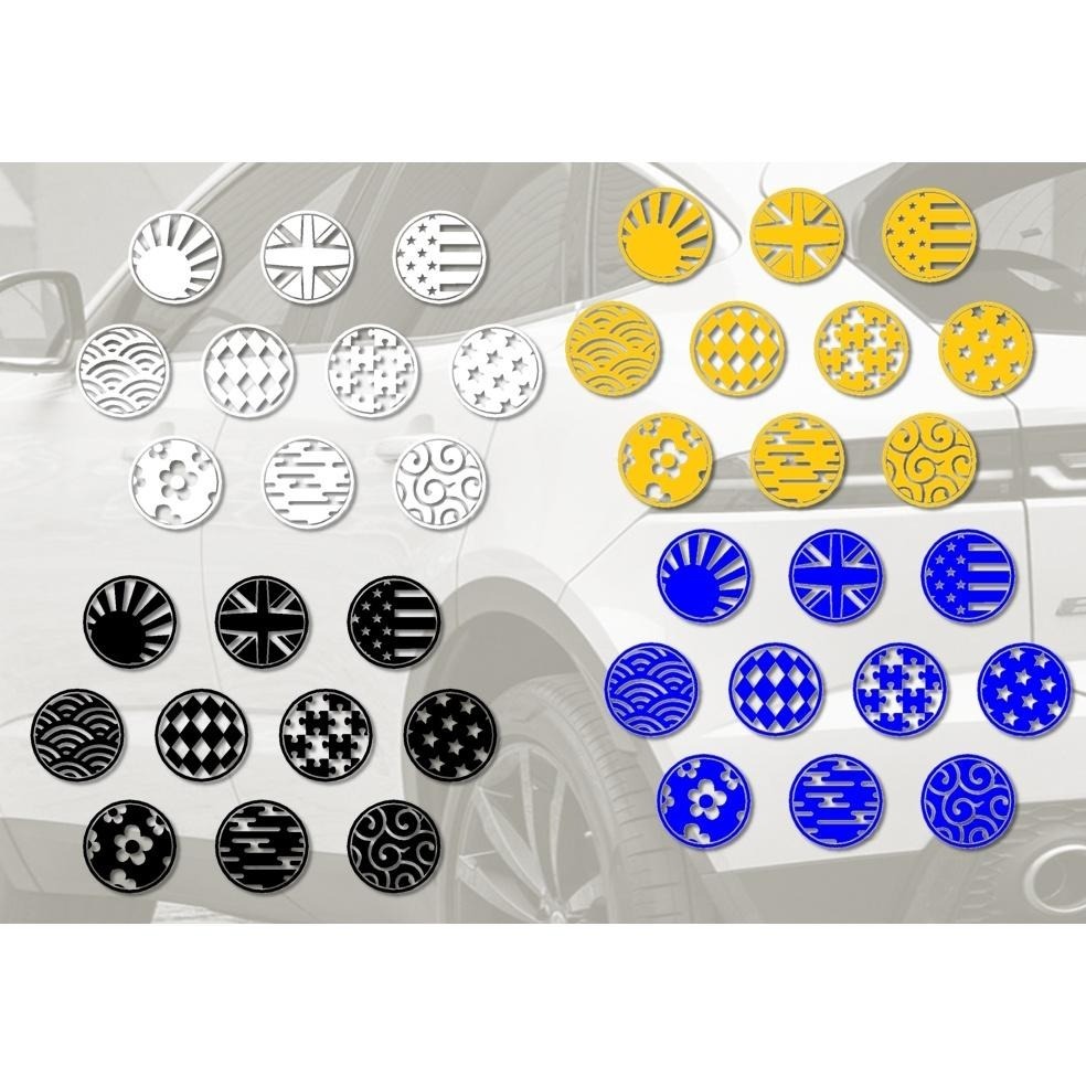 防水 貼紙 汽車貼紙 油箱蓋貼 反光貼 油箱貼 車貼 裝飾貼 卡夢紋路 玻璃貼 車身貼 後擋貼-細節圖6