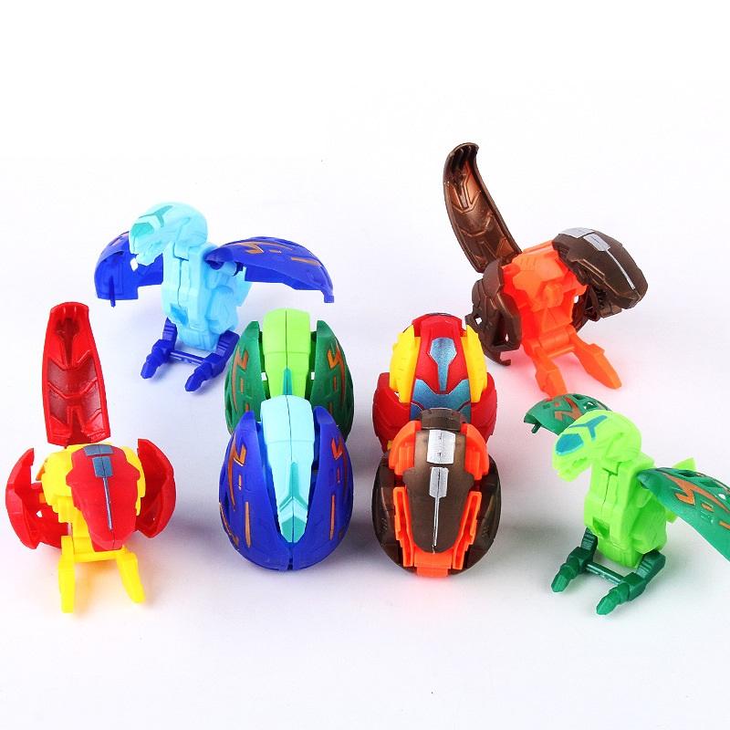 【小資特】恐龍變形 變形玩具 蛋兒童仿真龍蛋 奧特蛋套裝 男孩禮物品 玩具-細節圖2