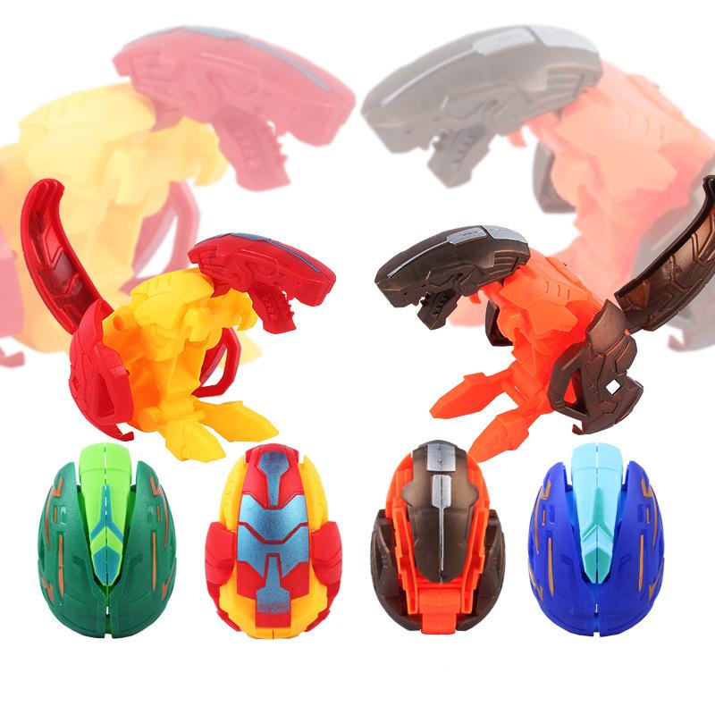 【小資特】恐龍變形 變形玩具 蛋兒童仿真龍蛋 奧特蛋套裝 男孩禮物品 玩具-細節圖3