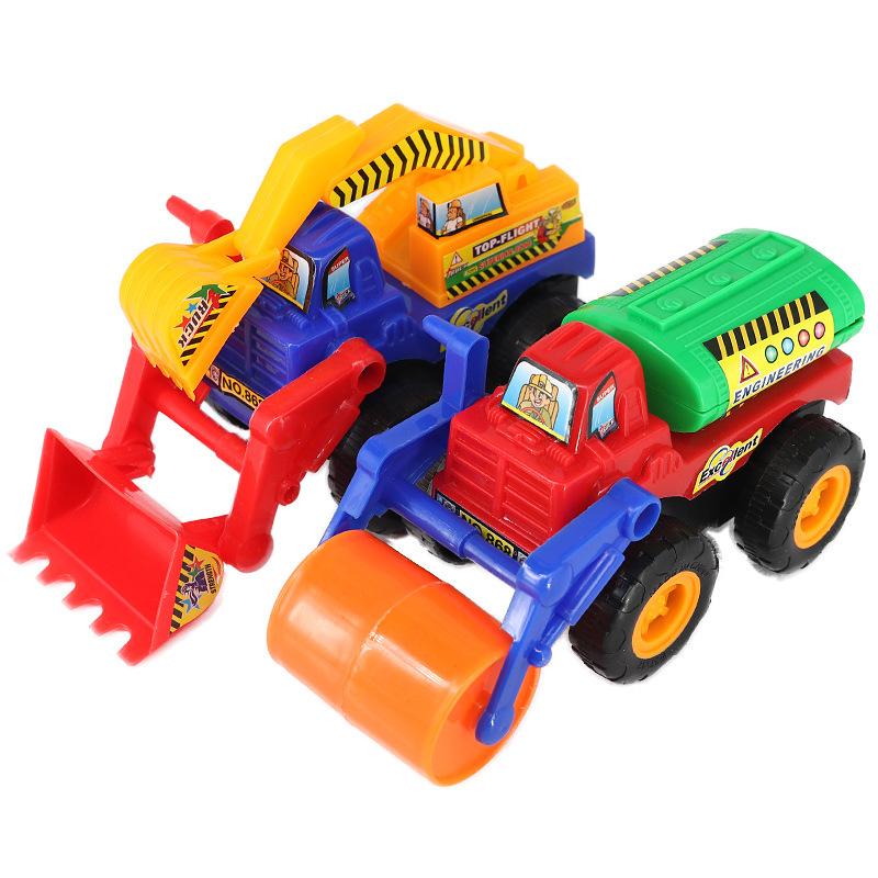 【小資特】水泥車 慣性工程車 兒童玩具 慣性功能工程車 滑行車 玩具車-細節圖3