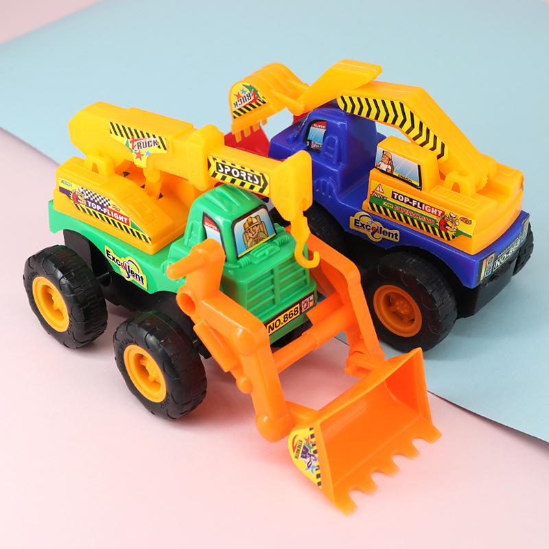 【小資特】水泥車 慣性工程車 兒童玩具 慣性功能工程車 滑行車 玩具車-細節圖5