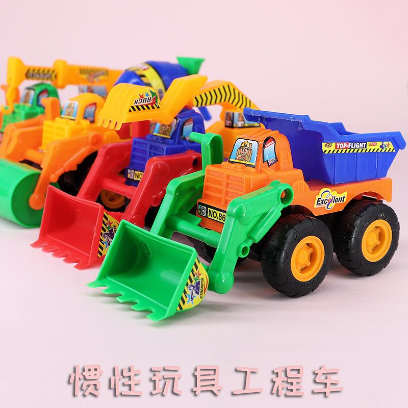 【小資特】水泥車 慣性工程車 兒童玩具 慣性功能工程車 滑行車 玩具車-細節圖6
