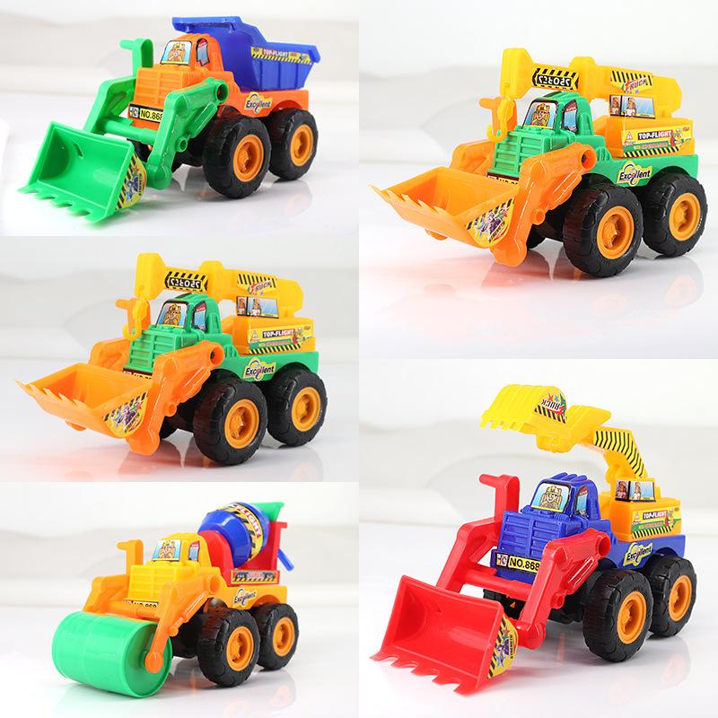 【小資特】水泥車 慣性工程車 兒童玩具 慣性功能工程車 滑行車 玩具車-細節圖7