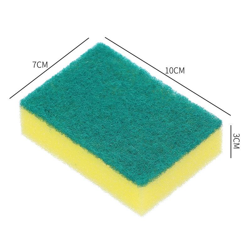【小資特】菜瓜布 廚房用 廚房菜瓜布 海棉 菜瓜布 洗碗 廚房清潔 海綿擦 洗鍋刷 海綿刷 金剛刷 刷子-細節圖2