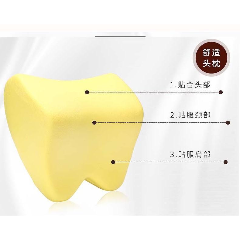 【小資特】靠枕+腰枕一組 汽車枕頭 記憶枕 枕頭 頸枕 護頸枕 靠枕 頭枕 車枕 腰靠墊 靠墊 椅背墊 腰枕  汽車用品-細節圖8