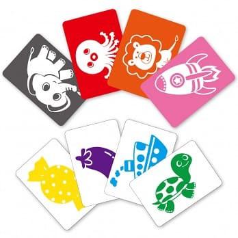 【小資特】識字卡 0歲早教卡：黑與白 0歲早教卡：形與色 1歲早教卡：動物 2歲早教卡：數字123 學習卡-細節圖3