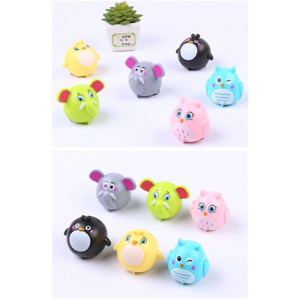 【小資特】超可愛動物回力小汽車 迷你可愛小動物慣性汽車 幼稚園兒童獎勵小獎品玩具 卡通動物迴力車 動物迷你迴力車-細節圖6