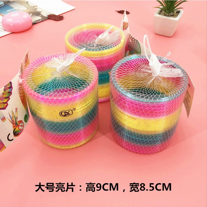 【小資特】手腦訓練玩具 彈簧圈 彩虹圈 魔力彩虹圈 妙妙圈 特技玩具 表演玩具 懷舊玩具 復古玩具-規格圖7