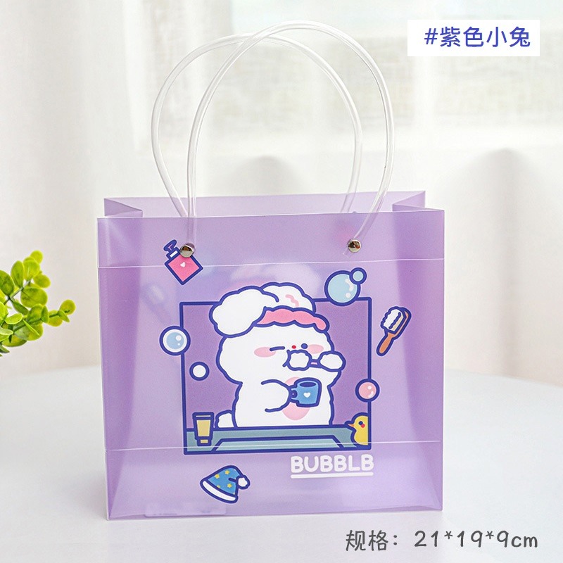【小資特】美術袋 防水袋 提袋 可愛卡通袋 可愛手提袋 禮物袋 雜物袋 隨手袋 禮品袋 學生戶外便攜手提包-規格圖9