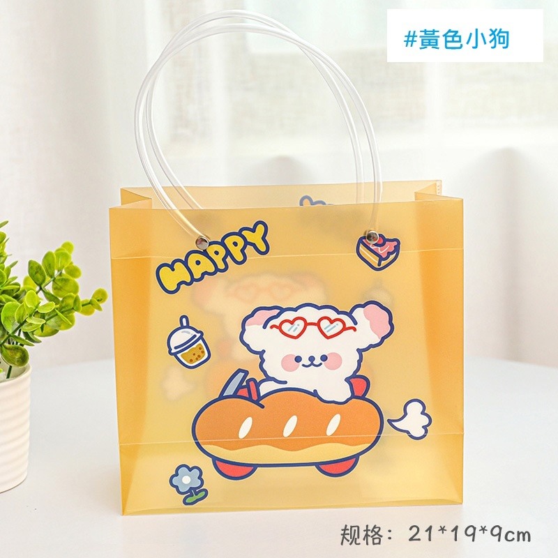 【小資特】美術袋 防水袋 提袋 可愛卡通袋 可愛手提袋 禮物袋 雜物袋 隨手袋 禮品袋 學生戶外便攜手提包-規格圖9