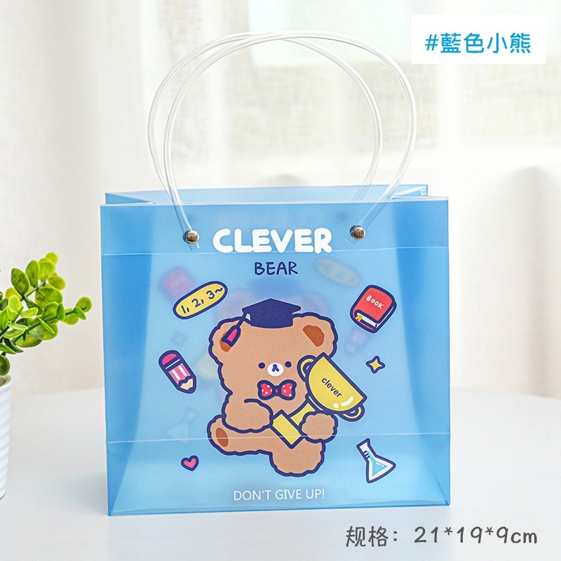 【小資特】美術袋 防水袋 提袋 可愛卡通袋 可愛手提袋 禮物袋 雜物袋 隨手袋 禮品袋 學生戶外便攜手提包-規格圖9