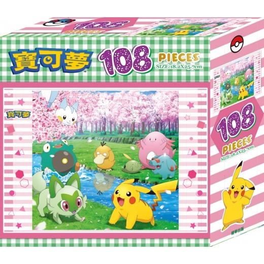 寶可夢 108片盒裝拼圖(J)