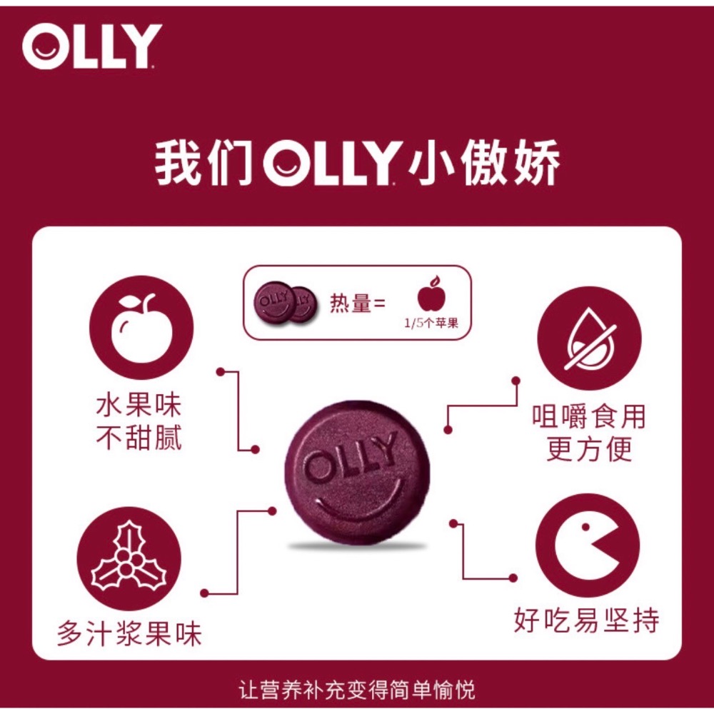 OLLY複合維生素軟糖（粉款-細節圖2