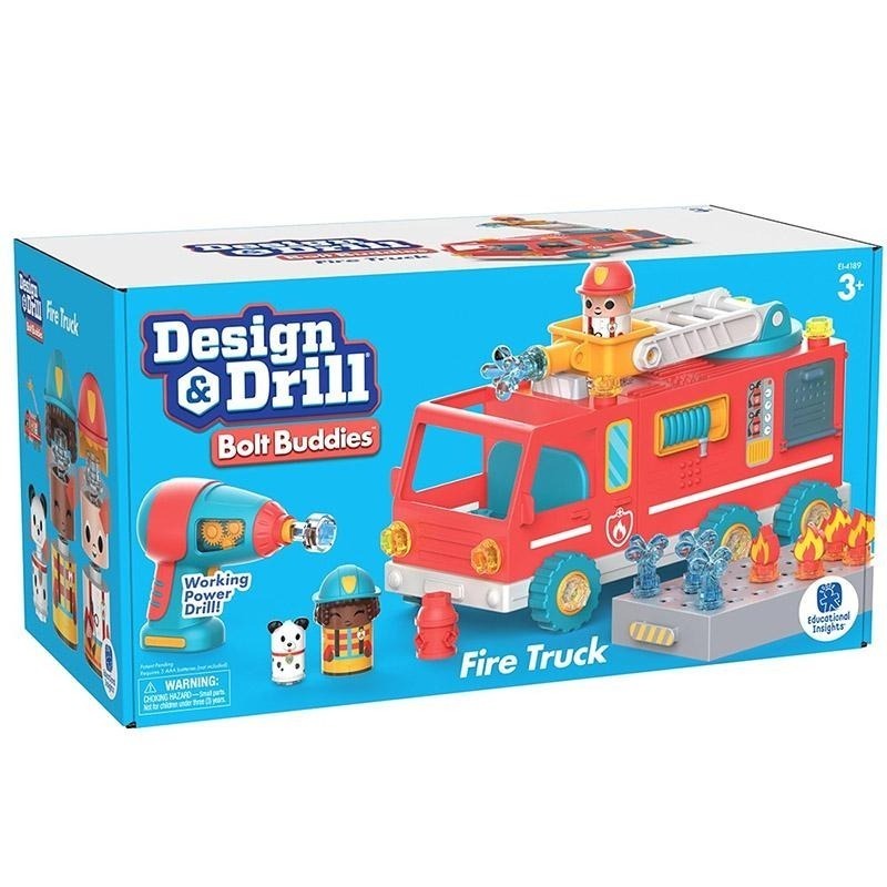 【美國Educational Insights】Design & Drill天才工程師-雲梯消防車【預購】❘ 玩具 禮物-細節圖6