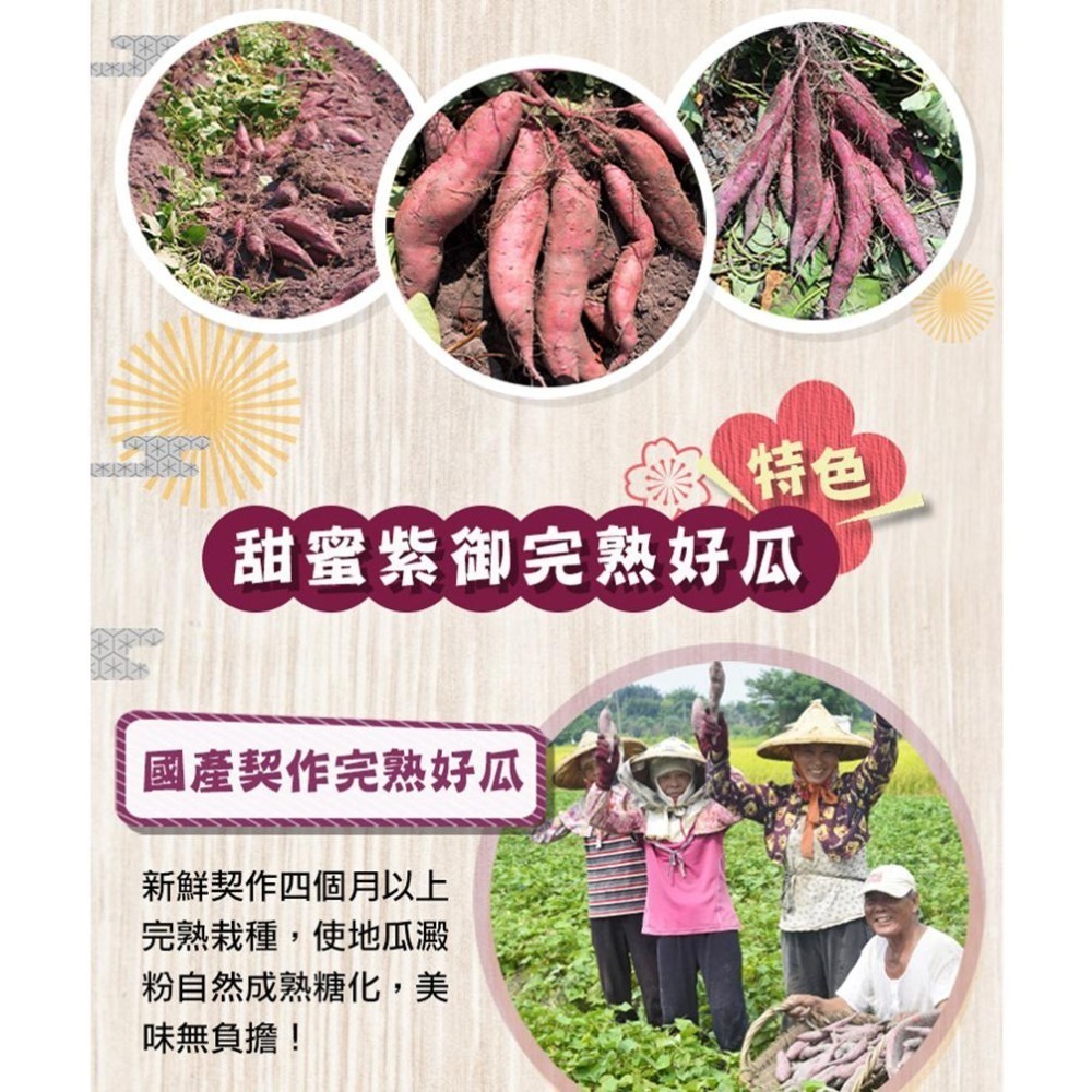 【最愛新鮮】冰烤紫地瓜 多包組合 (250g/包)【免運】❘ 地瓜 紫薯 紫肉地瓜 番薯 冰烤地瓜 早餐推薦 即食 熟食-細節圖6