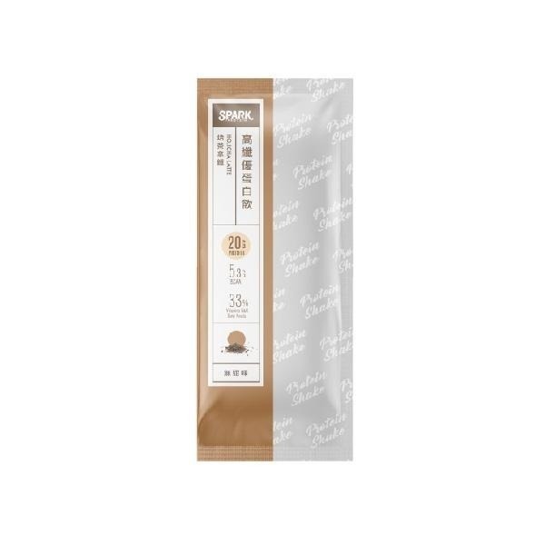 【Spark Protein】Spark Shake高纖優蛋白飲_焙茶拿鐵(無甜味) 10入/包 高蛋白 蛋白粉 健身-細節圖6