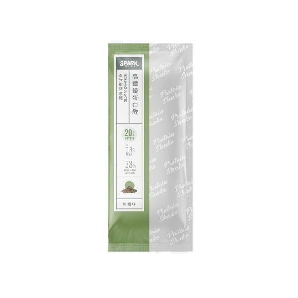 【Spark Protein】Spark Shake高纖優蛋白飲_玄米煎茶拿鐵(無甜味) 10入/包 高蛋白 蛋白粉-細節圖6