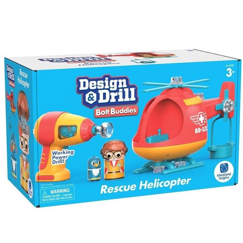 【美國Educational Insights】Design & Drill天才工程師-救援直升機❘ 玩具 禮物-細節圖6