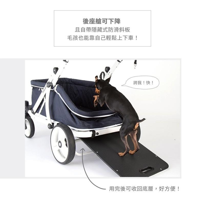 【Piccolo Cane】CREA Wagon寵物推車 (軍綠色/海軍藍) |大型犬 多寵家庭| TQ MART-細節圖6