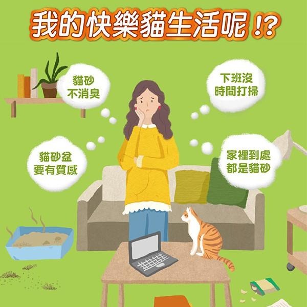 【Unicharm】雙層貓砂盆寬敝舒適型(適合胖貓、多貓家庭) |寬型加大雙層 |TQ MART-細節圖2