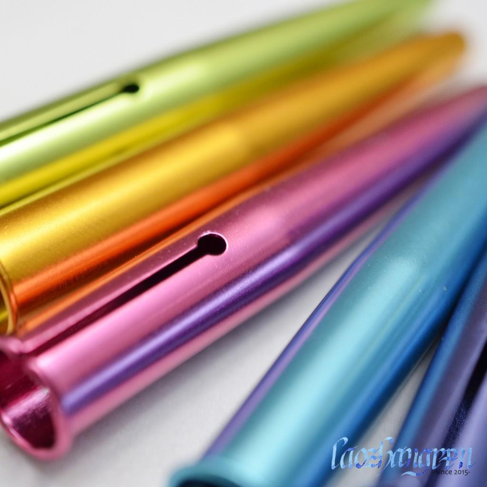 KUTSUWA 彩色鋁製鉛筆套 6入 - 日本文具 鉛筆 色鉛筆 保護套 蓋子 鉛筆蓋 鉛筆保護 鉛筆保護蓋 鉛筆保護套-細節圖4