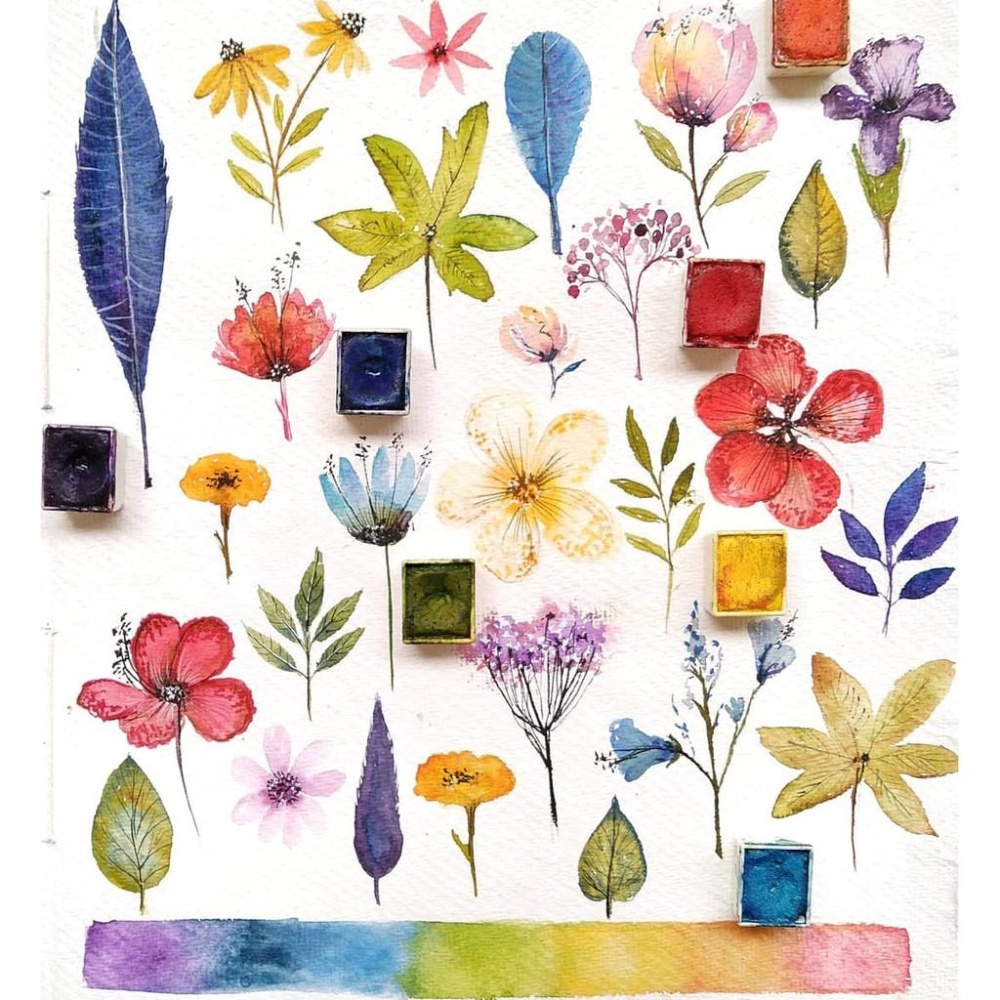 【老帳仁】Art Philosophy 藝術家級12色塊狀水彩 The Classics 就是經典 Prima-細節圖2