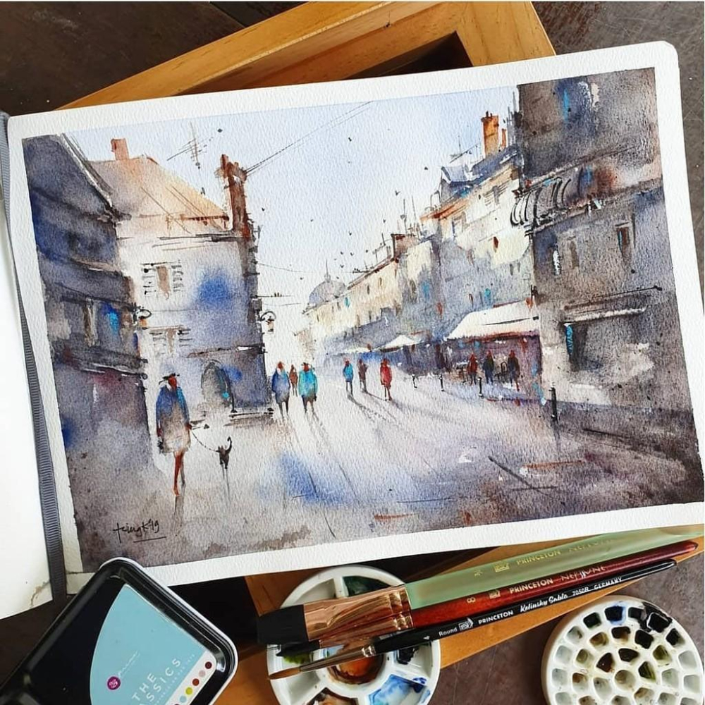 【老帳仁】Art Philosophy 藝術家級12色塊狀水彩 The Classics 就是經典 Prima-細節圖8