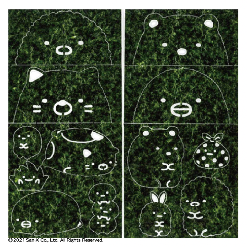 日本 小善本店 のりあーと 可愛的 卡通海苔 角落生物-細節圖3