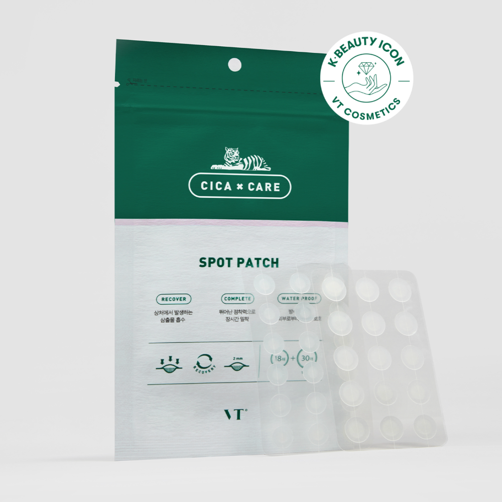 韓國 最最最好用的 VT積雪草 隱形痘痘貼 增量版 大小兩種尺寸 48貼-細節圖4